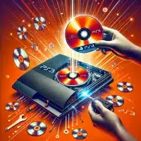 An image focused on PlayStation 3 (PS3) DVD disc repair.
