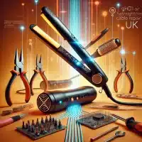 GHD hair straighteners cable repair, emphasizing the need for this service in the UK.
