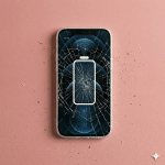 Close-up of a high-quality replacement Super Retina XDR OLED display assembly for the Apple iPhone 12 Pro, positioned on a solid light pink background for Atlantis repair services.