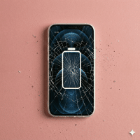 Close-up of a high-quality replacement Super Retina XDR OLED display assembly for the Apple iPhone 12 Pro, positioned on a solid light pink background for Atlantis repair services.