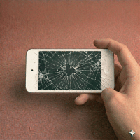 Close-up of a high-quality replacement Retina display assembly and digitiser for the Apple iPod Touch 3, 4, 5, 6, and 7 series, positioned on a solid light pink background for Atlantis repair services.