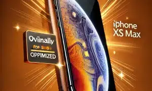 iPhone XS Max with its screen falling off, indicating the need for repair